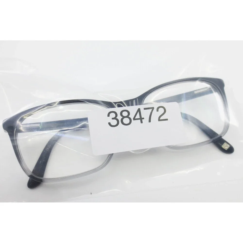 Randy Jackson Signature 3018 Eyeglasses Zyloware Black Clear Gradient 54-17-145